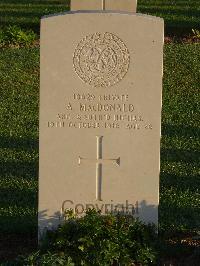 Salonika (Lembet Road) Military Cemetery - MacDonald, A